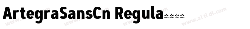 ArtegraSansCn Regula字体转换
